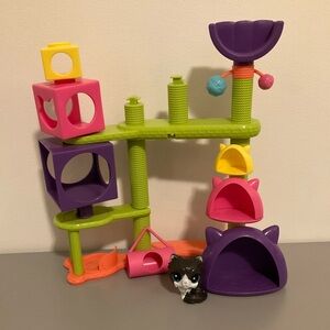 Lps persian cat #3-79 amd Cat House Pet Shop Playset